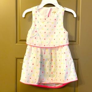 Cat & Jack - polka dot dress - size 12 mo.